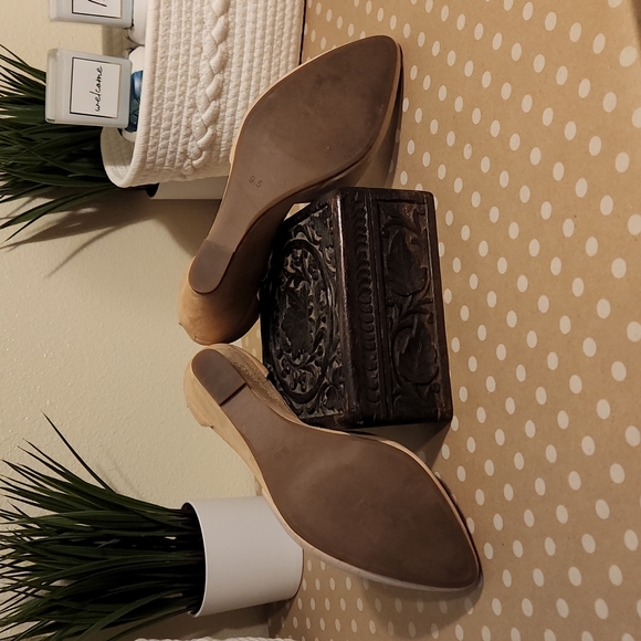 Vintage by Jeffrey Campbell Tatum Leather Reptile Embosses Pointed Toe Wedge - Picture 3 of 6